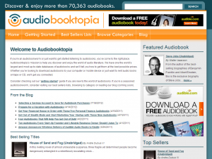 Audiobooktopia was an early attempt of mine to build an online business.