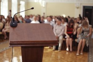 public speaking is a way to leverage your blog