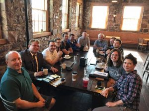 A picture from the first Open Startup Coffee event in Sioux Falls