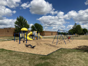 Existing playground equipment at Hayward Park